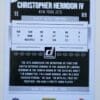Christopher Henderson IV Donruss / Panini 2018 NFL Card #384 New York Jets Back