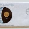 Egypt Mint Coin Stamped Envelope Franklin Mint with C.O.A