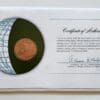 Guernsey Mint Coin Stamped Envelope Franklin Mint Back