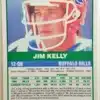 Jim Kelly Score 1989 Card #223 back