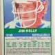 Jim Kelly Score 1989 Card #223 back