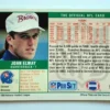 John Elway Pro Set 1989 Card # 100 back