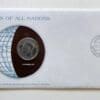 Luxembourg Mint Coin Stamped Envelope Franklin Mint with C.O.A