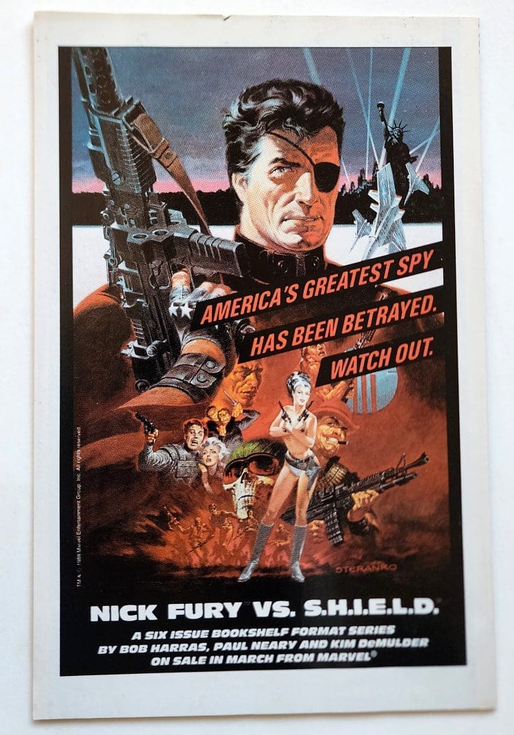 Marvel Age Issue #64 July 1988 Back