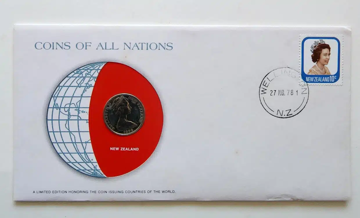 New Zealand Mint Coin Stamped Envelope