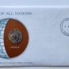 Seychelles Mint Coin Stamped Envelope Franklin Mint with C.O.A