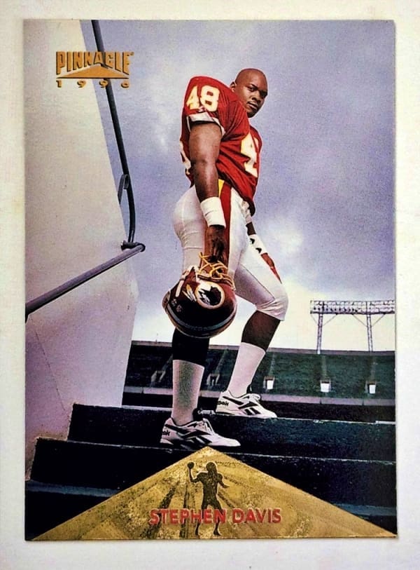 Stephen Davis Pinnacle 1996 NFL Trading Card #178 Washington Commanders