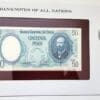 Chile Banknote 50 Peso No.1382302 Franklin Mint