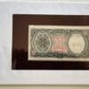 Egypt 10 Piastre No 052742 Banknote From Franklin Mint Back