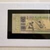 Ghana Banknote 2 Cedis No Bg0966495 From Franklin Mint Back