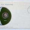 Guyana Coin Of All Nations Stamped Envelope Franklin Mint C.O.A