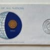 Morocco Coin Stamped Envelope Franklin Mint with C.O.A
