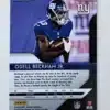 Odell Beckham Jr Prizm Panini 2018 Card #58 Back