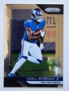 Odell Beckham Jr. Panini 2018"Prizm" NFL Card #58 New York Giants