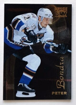 Peter Bondra Pinnacle Zenith 1997 Card #71 Washington Capitals