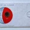 Poland Mint Coin Stamped Envelope Franklin Mint with C.O.A