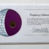 Kingdom of Lesotho Coin Stamped Envelope Africa Country From Franklin Mint with C.O.A Back