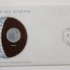Burma Coin Stamped Envelope An Asian Country From Franklin Mint with C.O.A