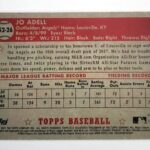 Jo Adell Topps 2021 MLB Trading Card #T52-26 California Angels Back