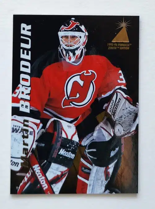 Martin Brodeur Pinnacle 1996 Card# 12