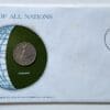 Zimbabwe Coin Stamped Envelope Africa Country From Franklin Mint with C.O.A