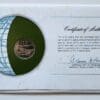 Zimbabwe Coin Stamped Envelope Africa Country From Franklin Mint with C.O.A Back