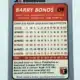 Barry Bonds Jimmy Dean 1992 Card #2 0f 12 Back