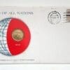 Macao Coin Stamped Envelope An Asian Country From Franklin Mint with C.O.A