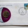 Philippines Coin Stamped Envelope An Asian Country From Franklin Mint with C.O.A