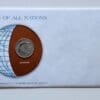 Singapore Coin Stamped Envelope An Asian Country From Franklin Mint with C.O.A