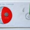 Upper Volta Coin Stamped Envelope Africa Country From Franklin Mint with C.O.A