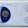 West Germany Coin Stamped Envelope An Europe Country From Franklin Mint with C.O.A