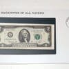 United States National Banknote 2 Dollar No. K28488470A With Information Card