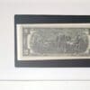 United States Banknote Stamped Envelope Franklin Mint with C.O.A Back