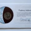 Malta Coin Stamped Envelope A Europe Country from Franklin Mint back