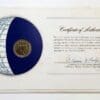 Bahrain Coin Stamped Envelope An Asian Country From Franklin Mint with C.O.A back