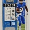 Adrian Peterson Panini Contender 2020 NFL Card #7 Detroit Lions