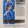 Adrian Peterson Panini Contender 2020 NFL Card #7 Detroit Lions Back