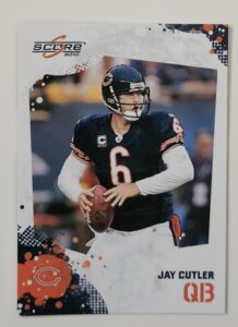 Jay Culter Score 2010 NFL Trading Card #52 Chicago Bears