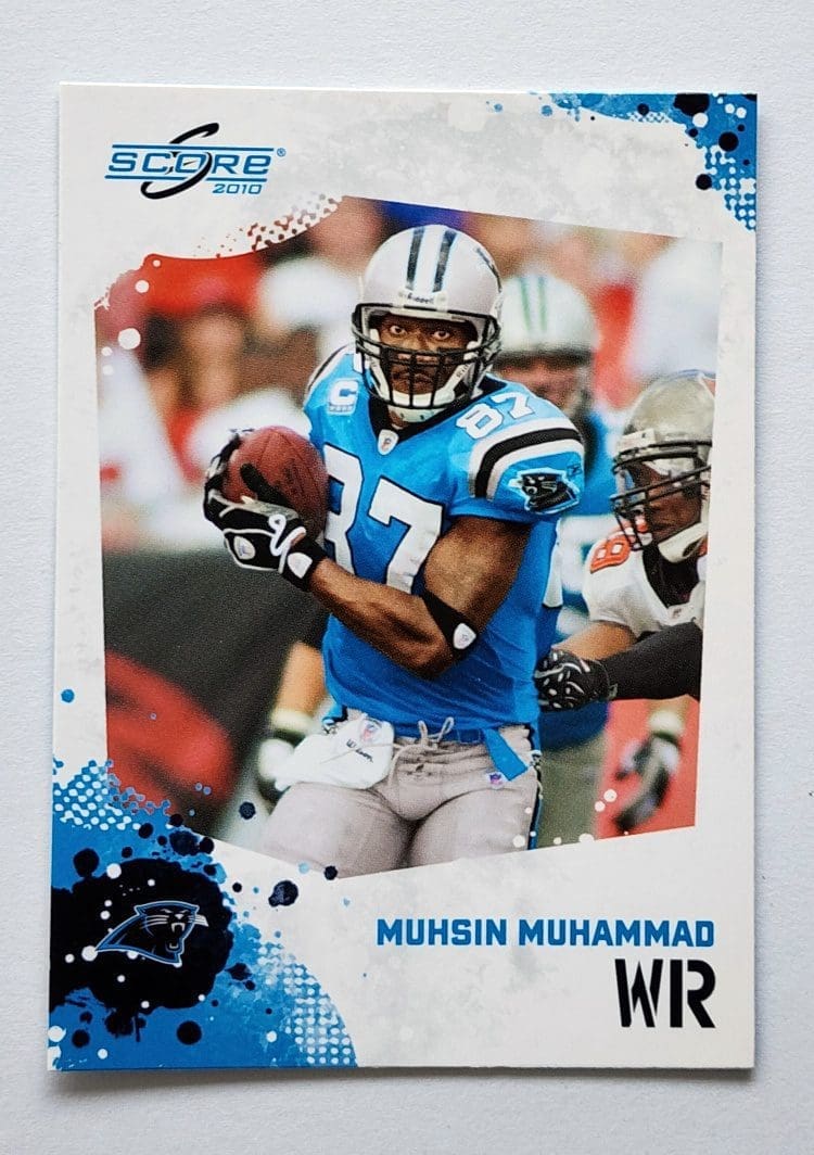 Muhsin Muhammad Score 2010 NFL Card #45 Carolina Panthers