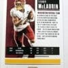 Terry McLaurin Panini Contender 2020 NFL Card #8 Washington Commanders Back