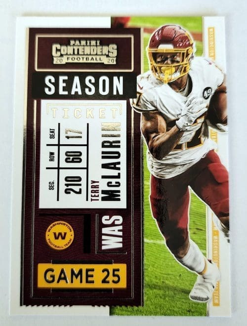 Terry McLaurin Panini Contender 2020 NFL Card #8 Washington Commanders