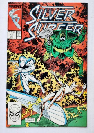 Silver Surfer Issue #13 Marvel Comic July 1988 "Masques"