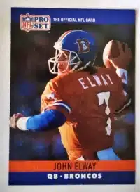 John Elway Pro Set 1990 Card #88