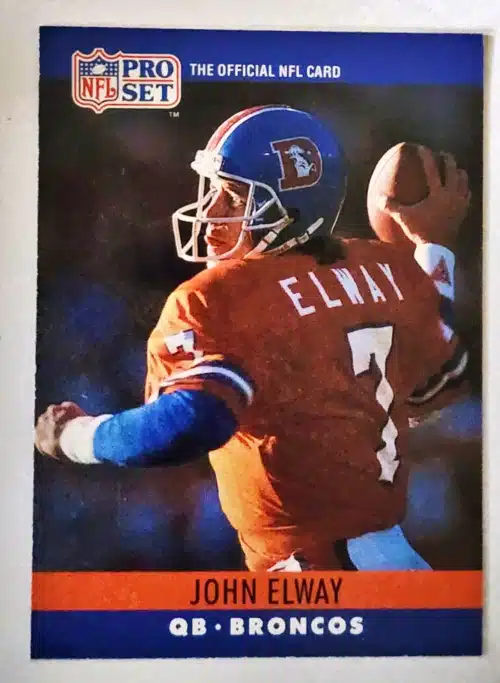 John Elway Pro Set 1990 Card #88