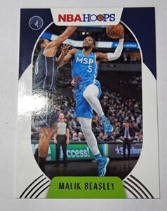 Malik Beasley Panini Hoops 2020 NBA Card #14 Milwaukee Timberwolves