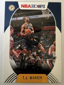 T.J Warren Panini Hoops 2020 NBA Card #8 Indiana Pacers