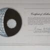 Iraq Coin Stamped Envelope An Asian Country From Franklin Mint with C.O.A Back