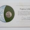 Bermuda Coin Stamped Envelope An North American Island From Franklin Mint with C.O.A back