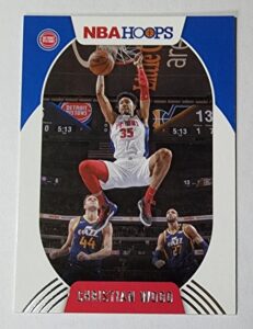 Christian Wood Hoops Panini 2020 NBA Trading Card #25 Detroit Pistons